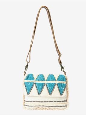 Myra Boho Turquoise w/Accent Crossbody Bag